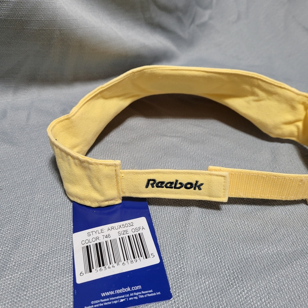 VINTAGE Reebok yellow visor - Picture 4 of 4